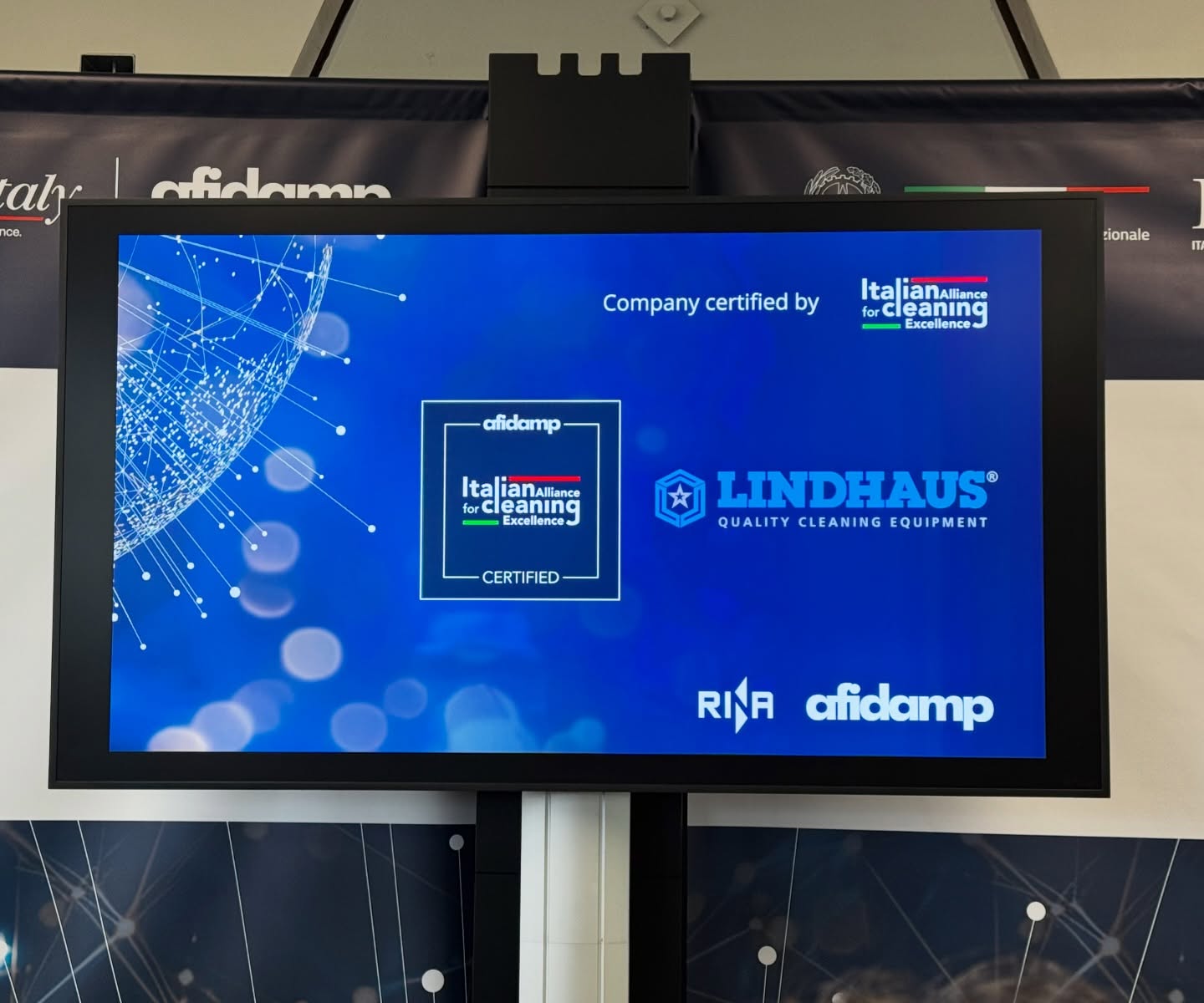 Today at @intercleanshow Amsterdam we celebrated the Made in Italy...