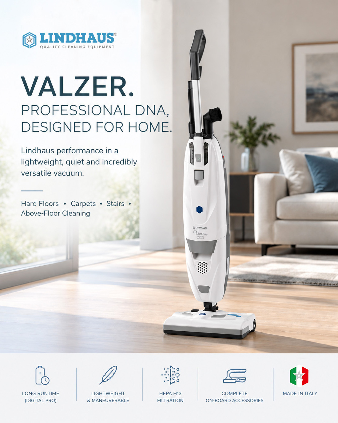 Professional Lindhaus technology, designed for your home. ✨ **Valzer** brings...